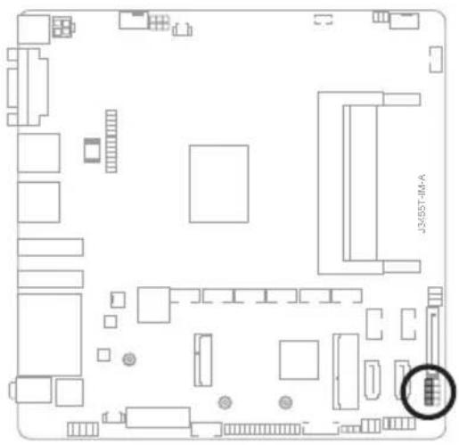 ASUS J3455T-IM-A - Speaker header (4-pin SPEAKER) - 1