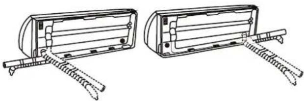 COMFEE CF-CFW18B IU - NOTE ON PIPING ANGLE - 1