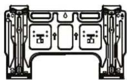 COMFEE CF-CFW18B IU - MOUNTING PLATE DIMENSIONS - 2
