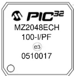 PIC32 MZ2048ECH 100-I/PF e3 0510017