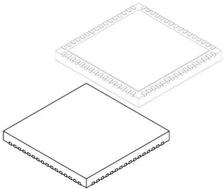 Microchip PIC32MZ1024ECG100 - 64-Lead Plastic Quad Flat, No Lead Package (MR) - 9x9x0.9 mm Body [QFN] With 7.70 x 7.70 Exposed Pad [QFN] - 1