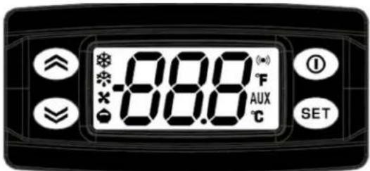 -8.8 °F AUX °C SET