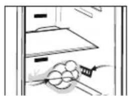 BEKO RDNT252I50S - Recommendations for the fresh food compartment \*optional - 1