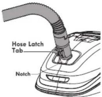 Hose Latch Tab Notch