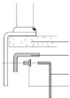 Pure technical diagram of pipe connections without any text, numbers, or symbols