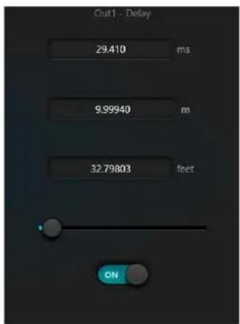 Out1 - Delay 29.410 ms 9.99940 m 32.79803 feet ON