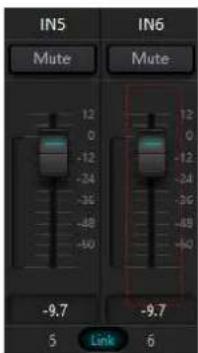 IN5 Mute IN6 Mute -12 0 -12 -24 -36 -48 -60 -9.7 -9.7 5 Link 6