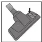BEKO VCO 4320 WR - Adjusting the parquet/carpet brush - 1