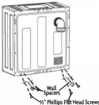 Magic Chef MCSDRY35W1 - WALL-MOUNTING INSTRUCTIONS - 4