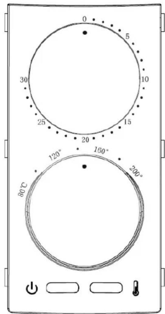0 5 10 30 25 15 20 120° 160° 200° 80°C 0 160° 200°