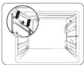 SAMSUNG NV68R5520CB - Detaşarea suporturilor laterale (in funcție de model) - 1