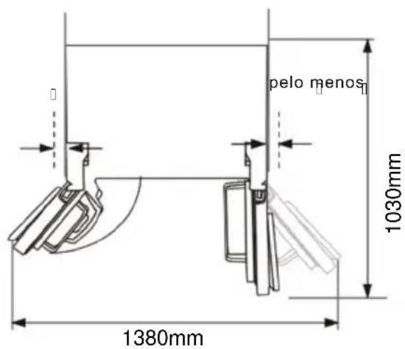 Diagram showing a refrigerator interior with an open refrigerator and a close-up of a tool being inserted into a pan, with directional arrows indicating movement.