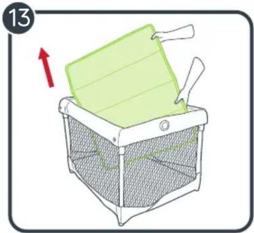 Illustration of a green box with a handle and a red arrow indicating direction (no text or symbols)