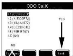 ODO CalK K1(C:340658) K2(4EC0F72) K3(40A1077) K4(BE2B33E) K5(40B18767) K6(64) NO Back