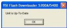 YSI MultiDO 5500D - Flash Programmer Updater Messages - 3