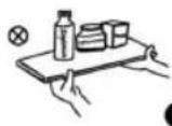 Kunft KCF1897 - Precautions for placing items - 1