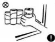 Kunft KCF1897 - Precautions for placing items - 3
