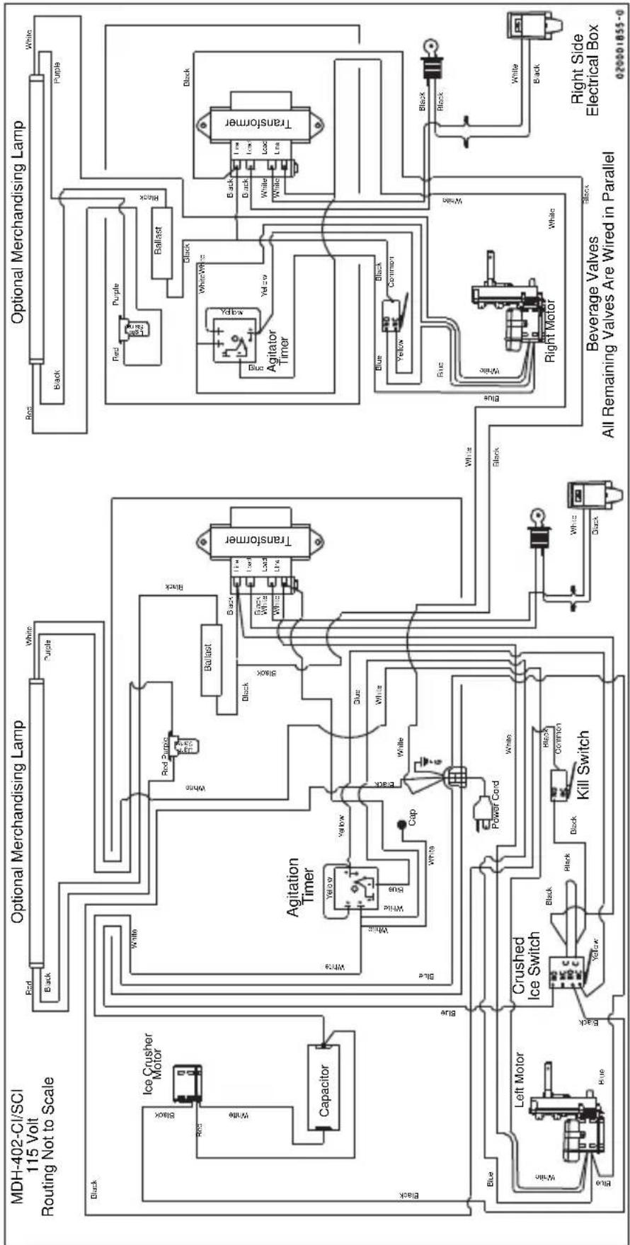 Servend M-45 - MDH 302 115V WIRING DIAGRAM - 2