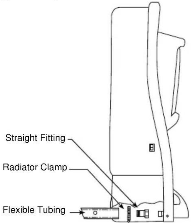 Straight Fitting Radiator Clamp Flexible Tubing