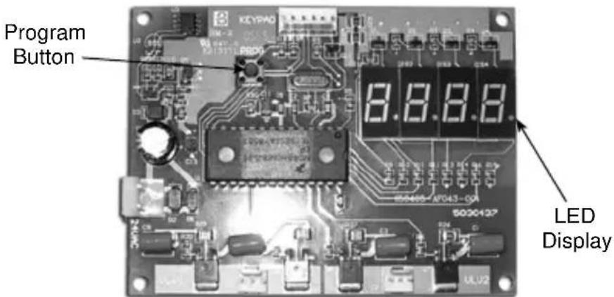 Program Button 8.8.8.8. LED Display