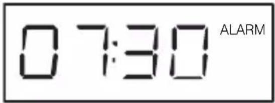 07:30 ALARM