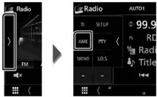 Radio FM Radio AUTO1 TI SETUP AME PTY MOND LO.S 99.9 PS RD Radi Title - - - < AF ST