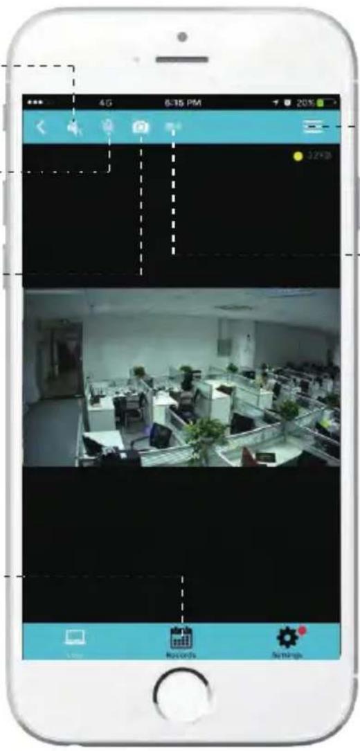 4G 8:15 PM 20% 3.25KB Records Settings