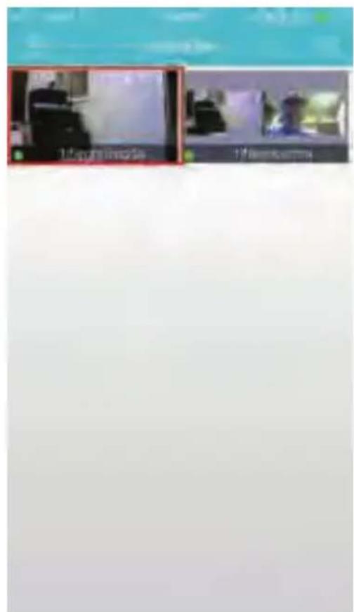 Scanned image showing two video frames with Chinese text overlays and UI elements, likely from a software interface or news feed.