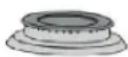 Becken BMS4508 - Using the stove's gas burners: - 4