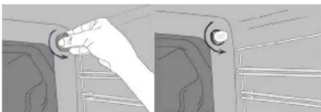 Becken BMS4508 - Changing the oven lamp: - 1