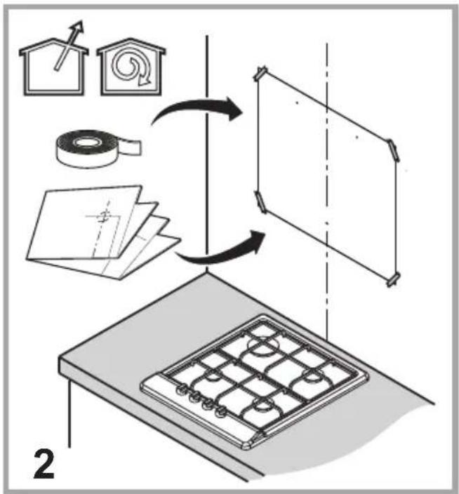 Diagram illustrating a mechanical assembly process with labeled components including moving parts, tape, and a grid-patterned tray.