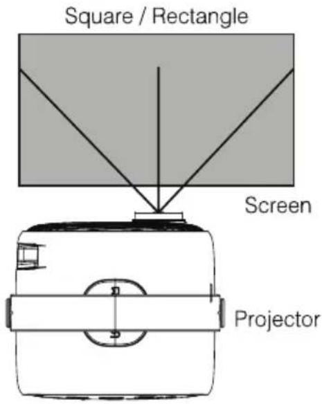 Square / Rectangle Screen Projector