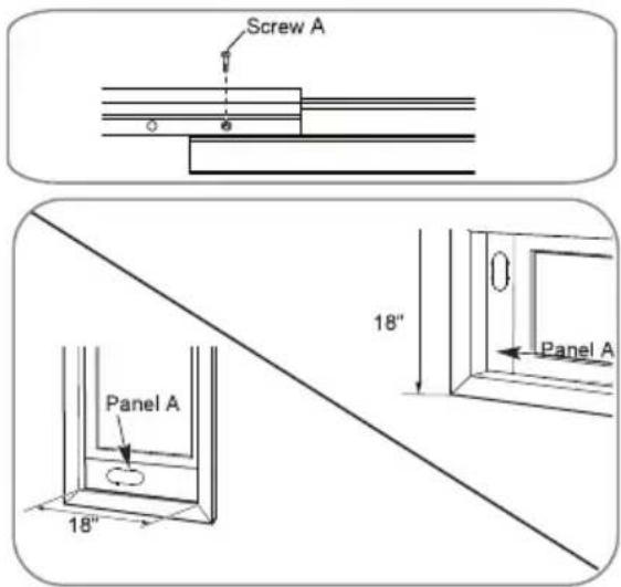 Screw A 18" Panel A 18"
