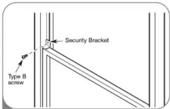 Security Bracket Type B screw
