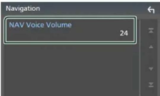 Navigation NAV Voice Volume 24