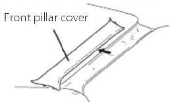 Front pillar cover