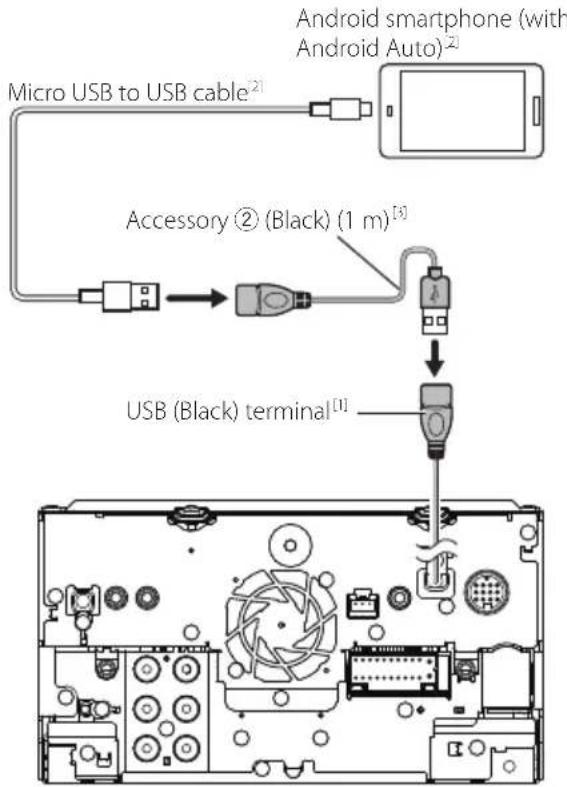 KENWOOD DDX8020S - Connecting an Android rtphone - 2