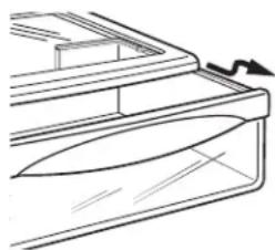 Crosley XSS25GSHSS - Crisper Removal - 1