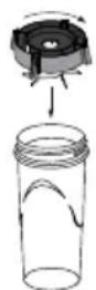 OSTER Xpert BLST3A-R2G - PRECAUÇÃO: NÃO PROCESSE ALIMENTOS OU LÍQUIDOS QUENTES NO COPO BLEND-N-GO. - 4