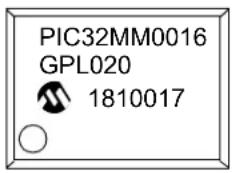 PIC32MM0016 GPL020 1810017