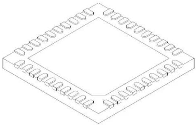 Microchip PIC32MM0064GPL036 - 40-Lead Ultra Thin Plastic Quad Flat, No Lead Package (MV) - 5x5x0.5 mm Body [UQFN] - 1