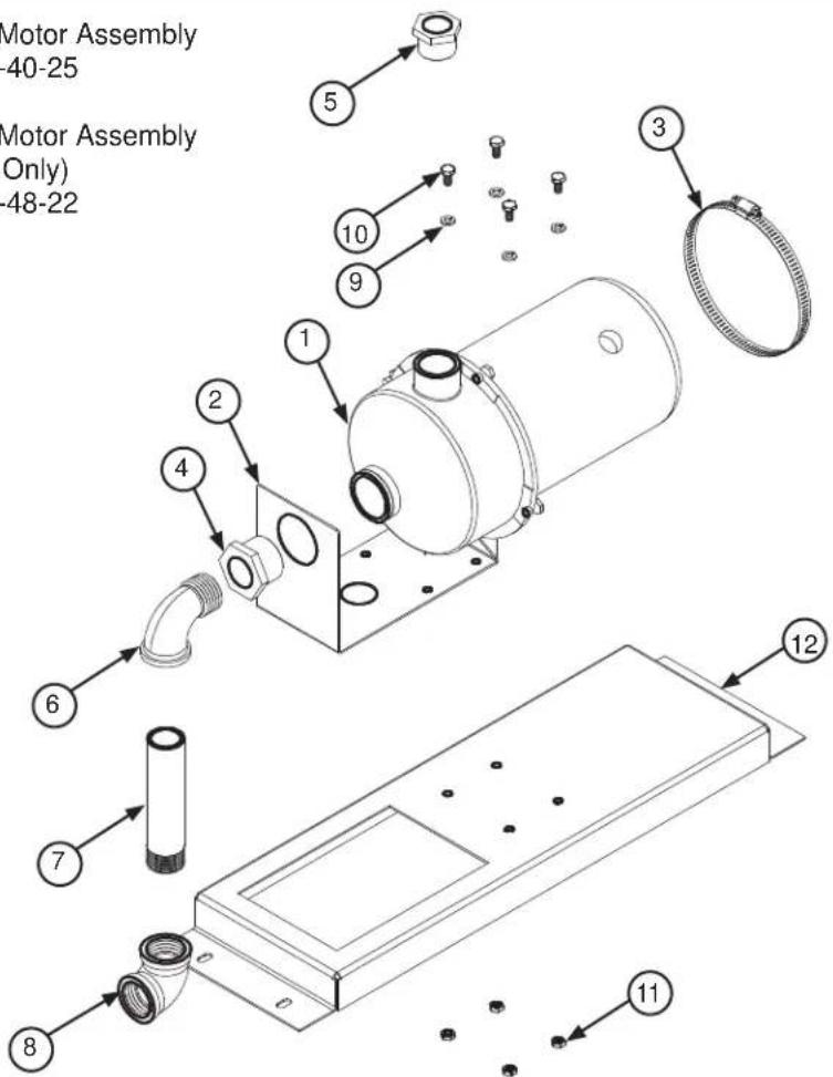 Motor Assembly -40-25 Motor Assembly Only) -48-22