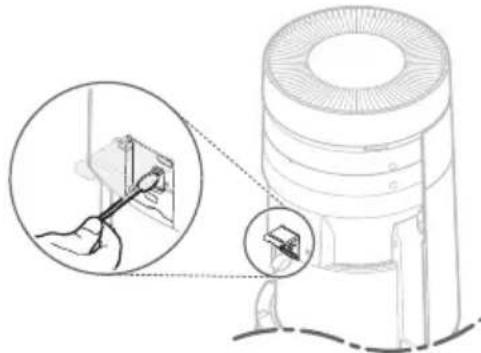 LG PuriCare 360 AS330DWR0 - Cleaning the Particulate Sensor - 2