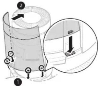 LG PuriCare 360 AS330DWR0 - Removing the Filter Packaging - 5