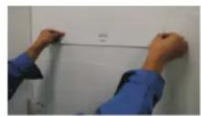 Esatto EVD700W - Step 2: Hanging Procedure - 2
