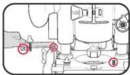 Diagram of a laboratory or industrial setup with labeled components and directional arrows indicating flow or movement.