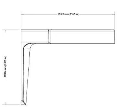 139.5 mm [7.85 in] 160.5 mm [0.32 in]