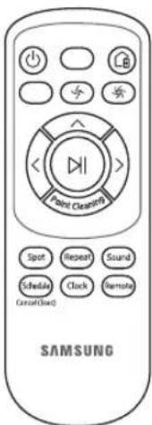 L8 令 安 Point Cleaned Spot Repeat Sound Schedule Clock Remote Control(End) SAMSUNG