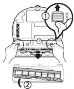 SAMSUNG POWERbot SR10M703HWG - Szczotka i narzędzie Auto Shutter - 1
