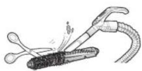 SAMSUNG POWERbot SR10M703HWG - Brush and Auto shutter tool - 3